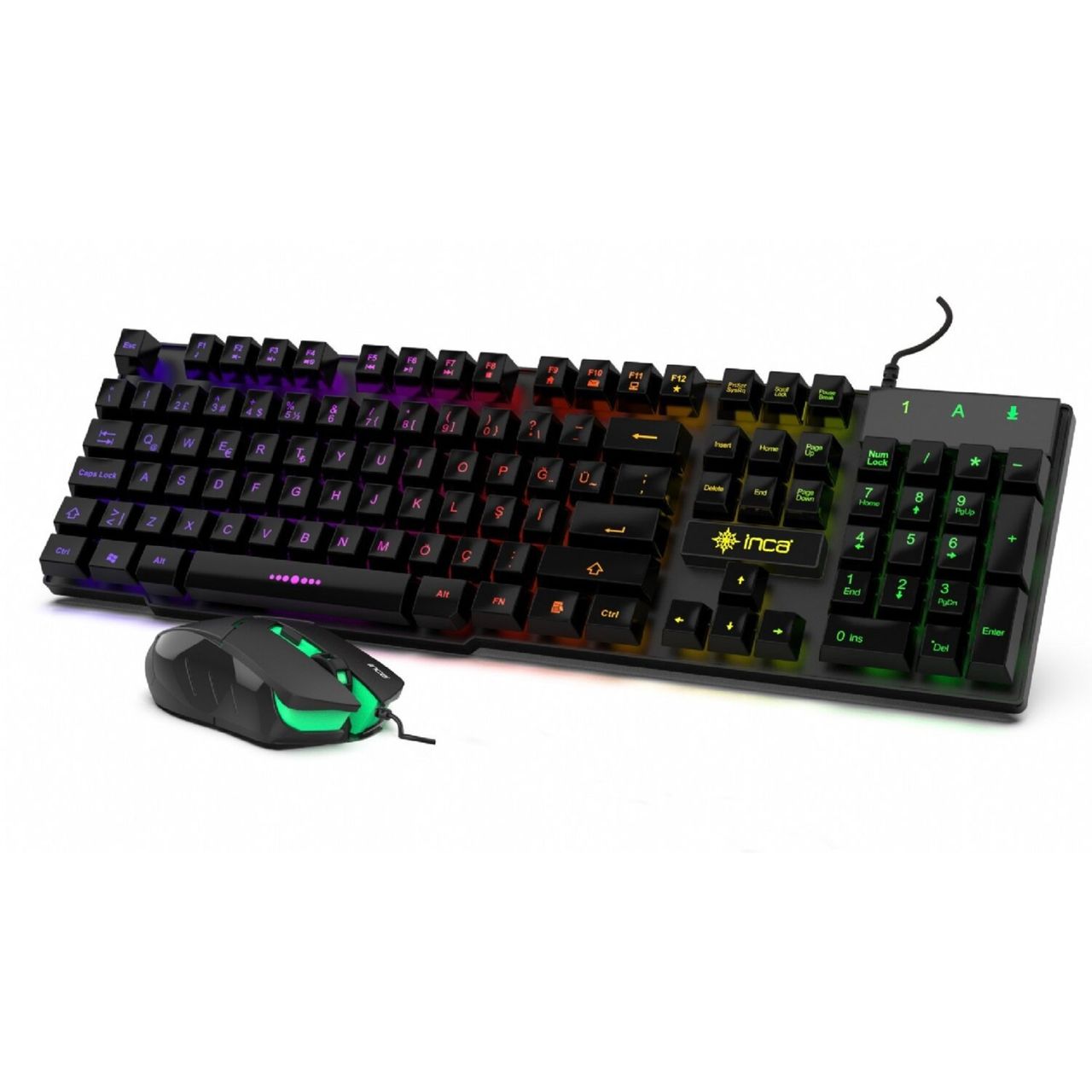 Inca Gaming-Tastatur und Maus Set IKG-448 – perfekte Kombination für unübertroffenes Spielerlebnis