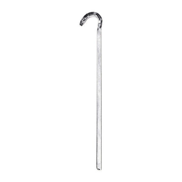 STEEL SQUARE-END PEGS, 23 CM (4 STK) - Zeltheringe