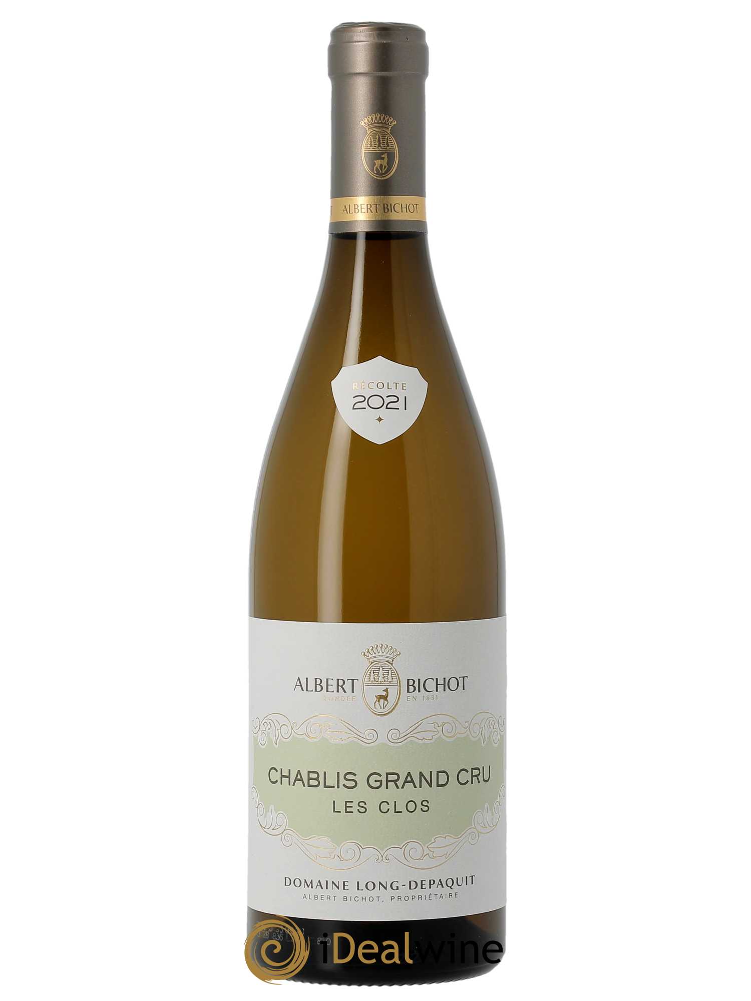 Chablis Grand Cru Les Clos Long Depaquit - Albert Bichot (Domaine)  2021 - Lot de 1 Bouteille
