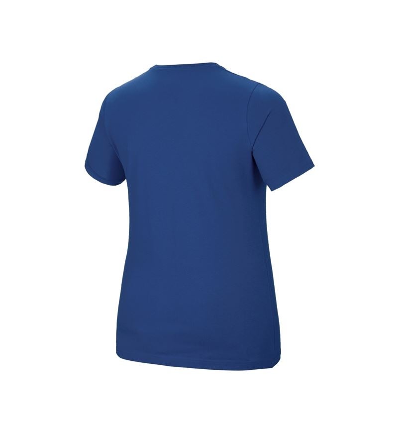 e.s. T-Shirt cotton stretch, Damen, plus fit