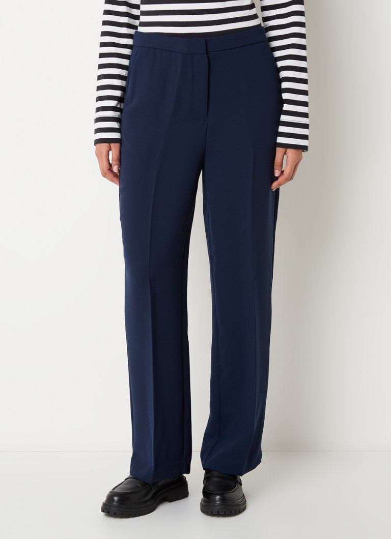 Tommy Hilfiger high-waist straight-fit trousers with side pockets