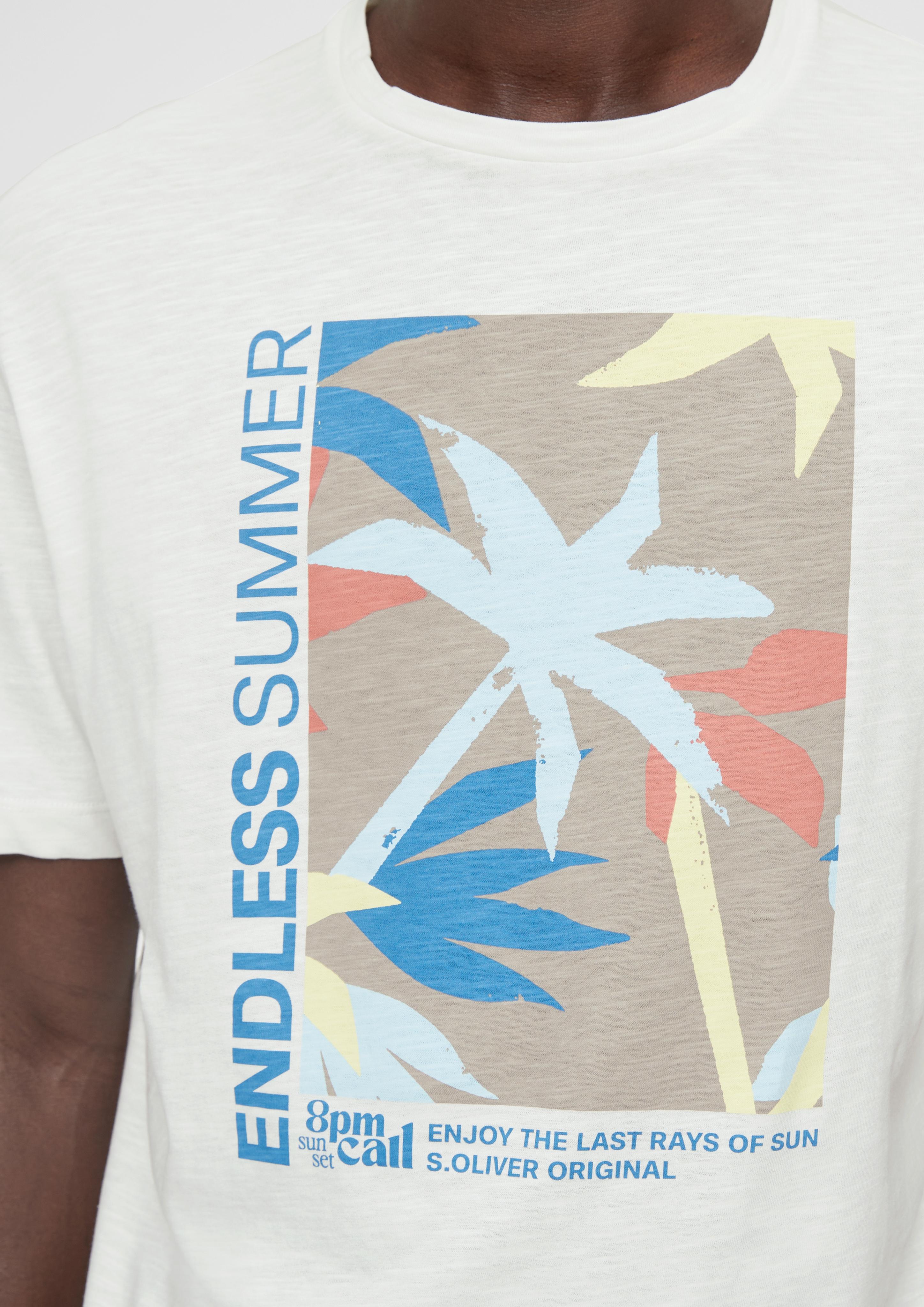 T-Shirt mit Frontprint  2131376-01D1