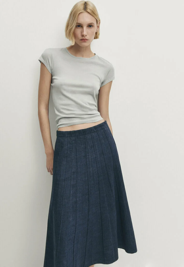 Massimo Dutti BOX- Falda evasé