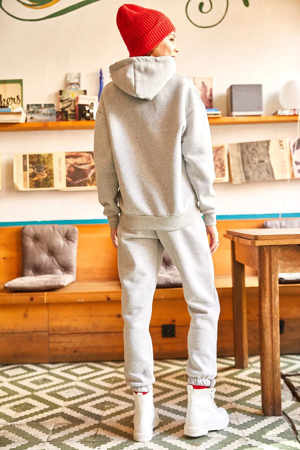 Olalook  Trainingsanzug - Grau - Oversized