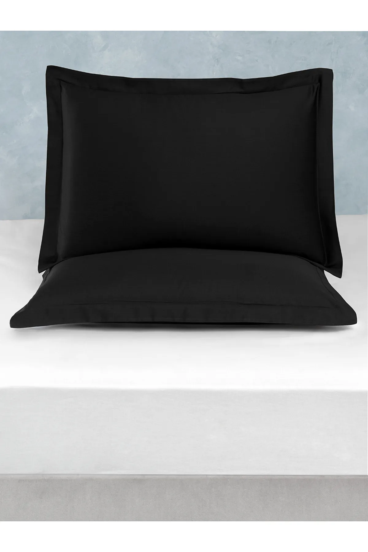 Karna Home  Klassisches Doppel-Bettbezug-Set aus Baumwollsatin