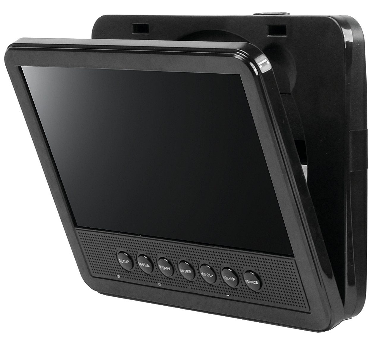 Reflexion DVD7052 LCD Monitor incl. DVD-Player + extra Monitor DVD-Player (Auto DVD-Player mit USB, Kopfhörer-Ausgang, 12 Volt-Adapter)