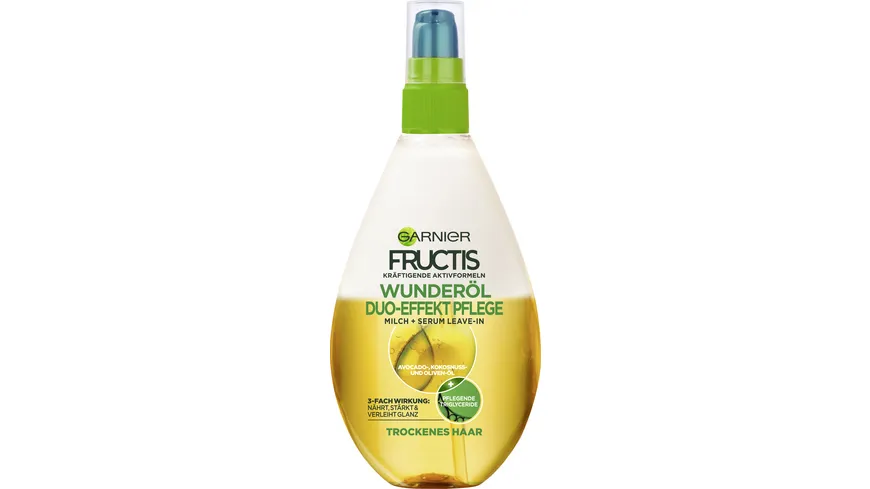 Garnier Fructis Oil Repair 3 Duo-Effekt Pflege für trockenes + strapaziertes Haar 150 ml
