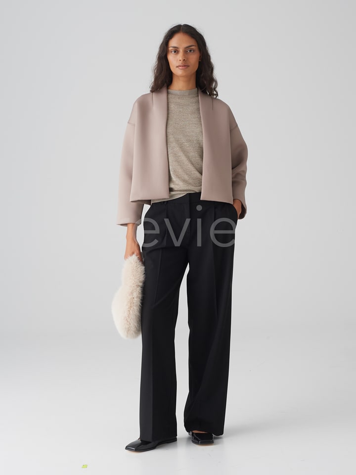 OPUS Sweatjacke in Taupe günstig kaufen