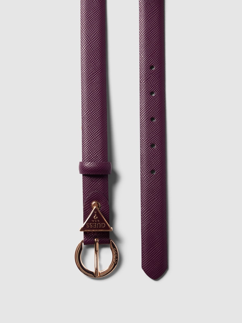 Gürtel mit Label-Details Modell 'BRYNLEE' in bordeaux rot