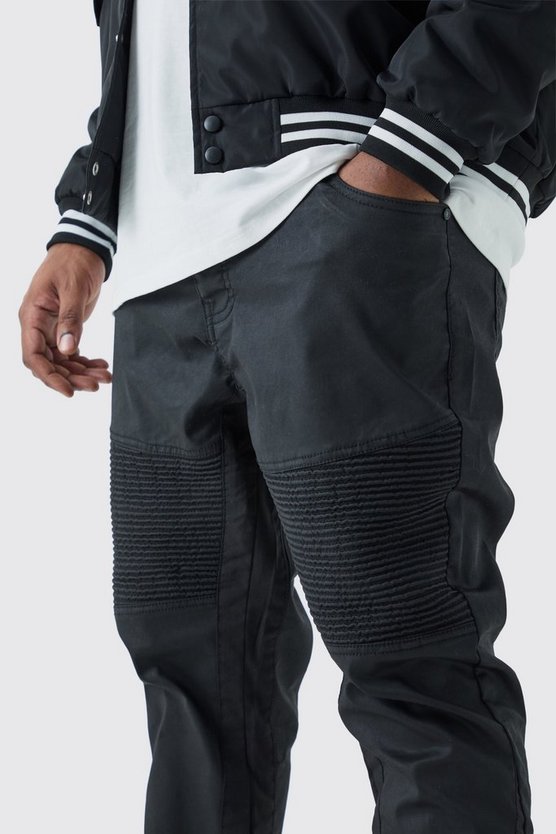 Plus Stretch Skinny Bikerjeans