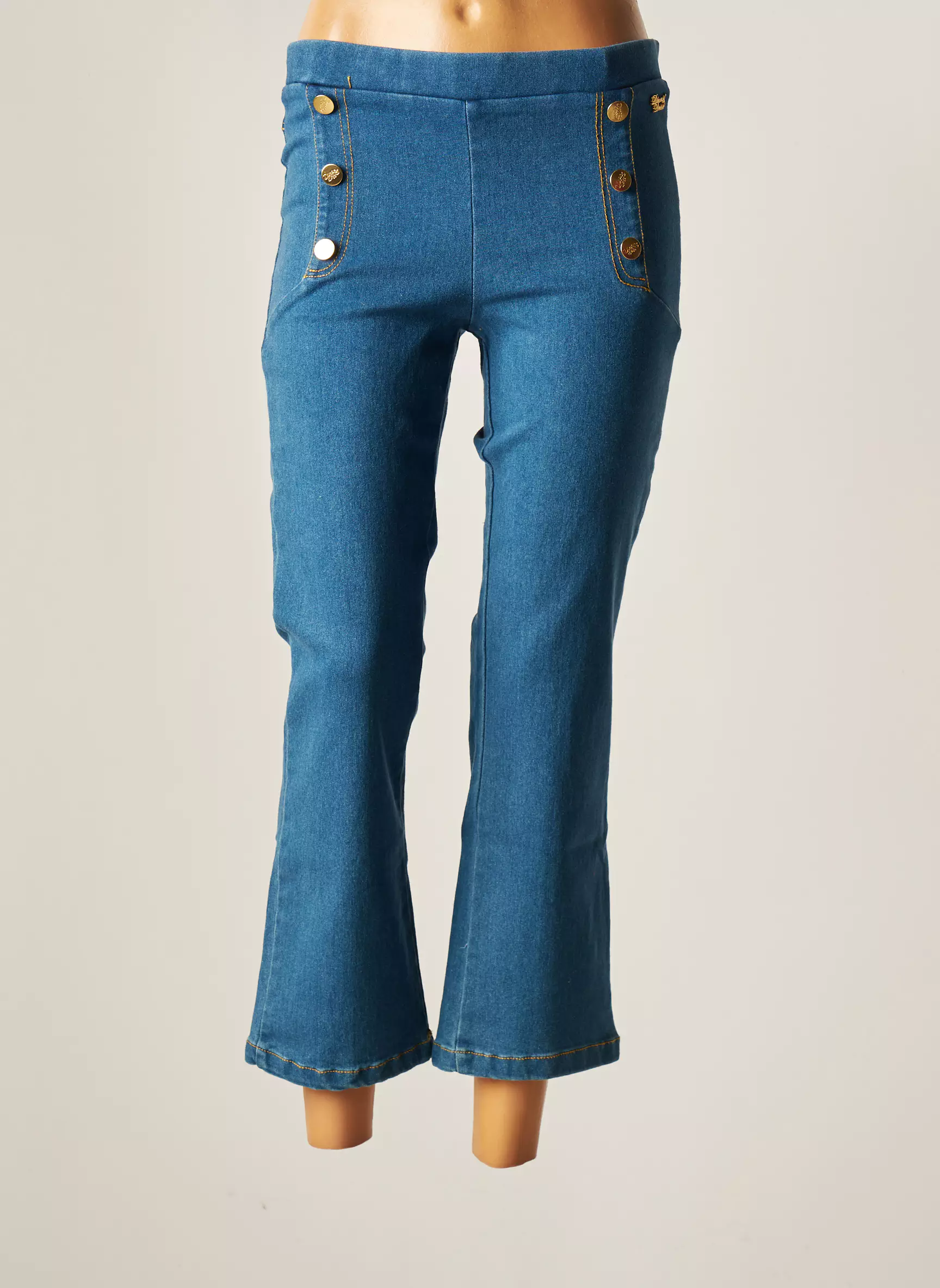 Dina   Dess Jean Flare Femme couleur bleu
