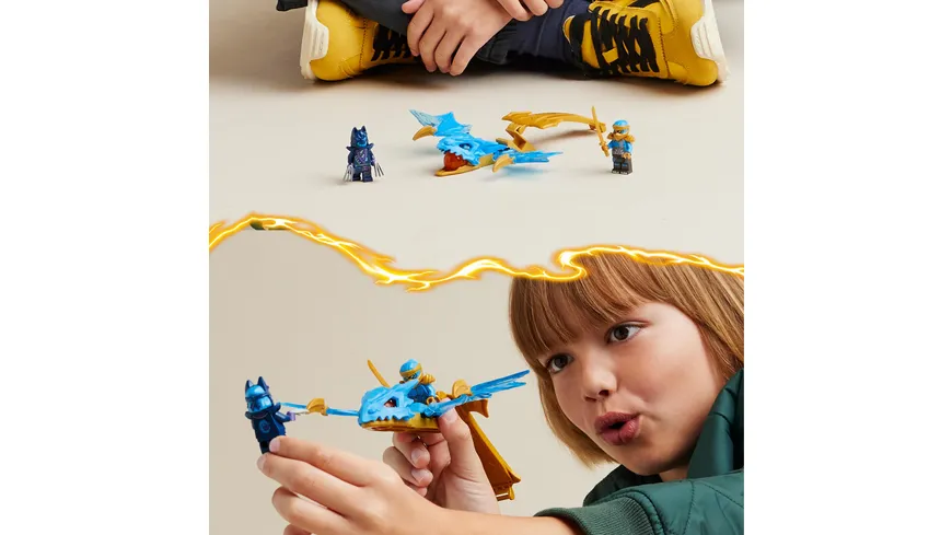 LEGO NINJAGO 71802 Nyas Drachengleiter, Ninja-Set mit Drachen-Spielzeug