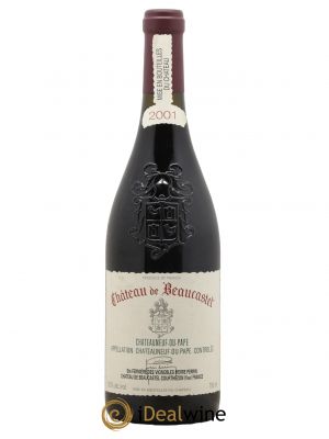 Châteauneuf-du-Pape Château de Beaucastel Famille Perrin  2001 - Lot de 1 Bouteille