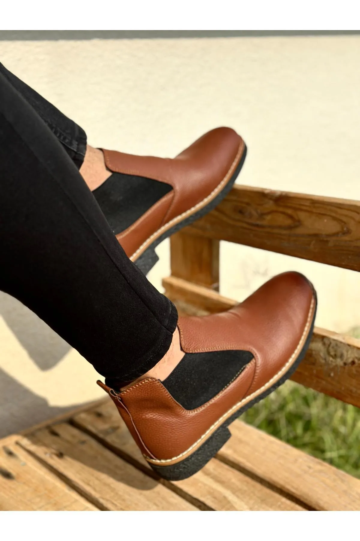 MUGGO  M201 Garantierte Unisex-Chelsea-Stiefel