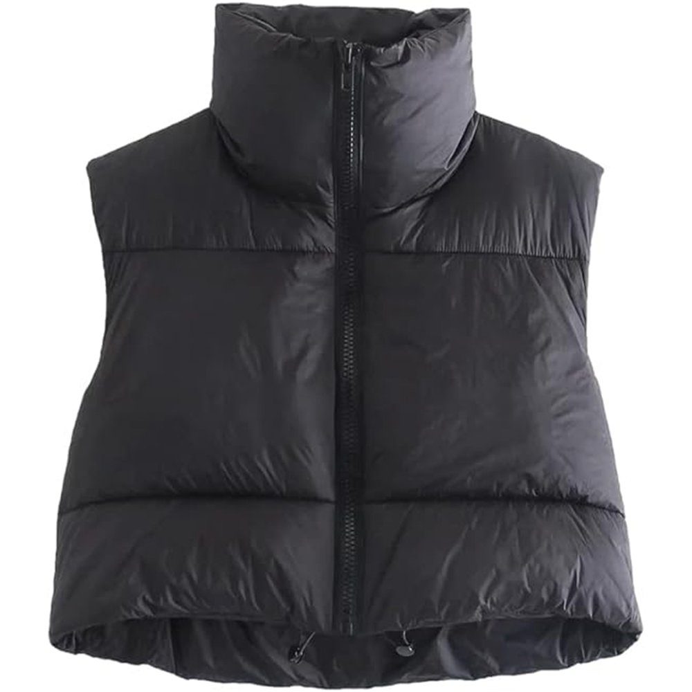 Zeaicos Steppweste Damen Winter Leichte Ärmellose Warme Oberbekleidung Puffer Weste