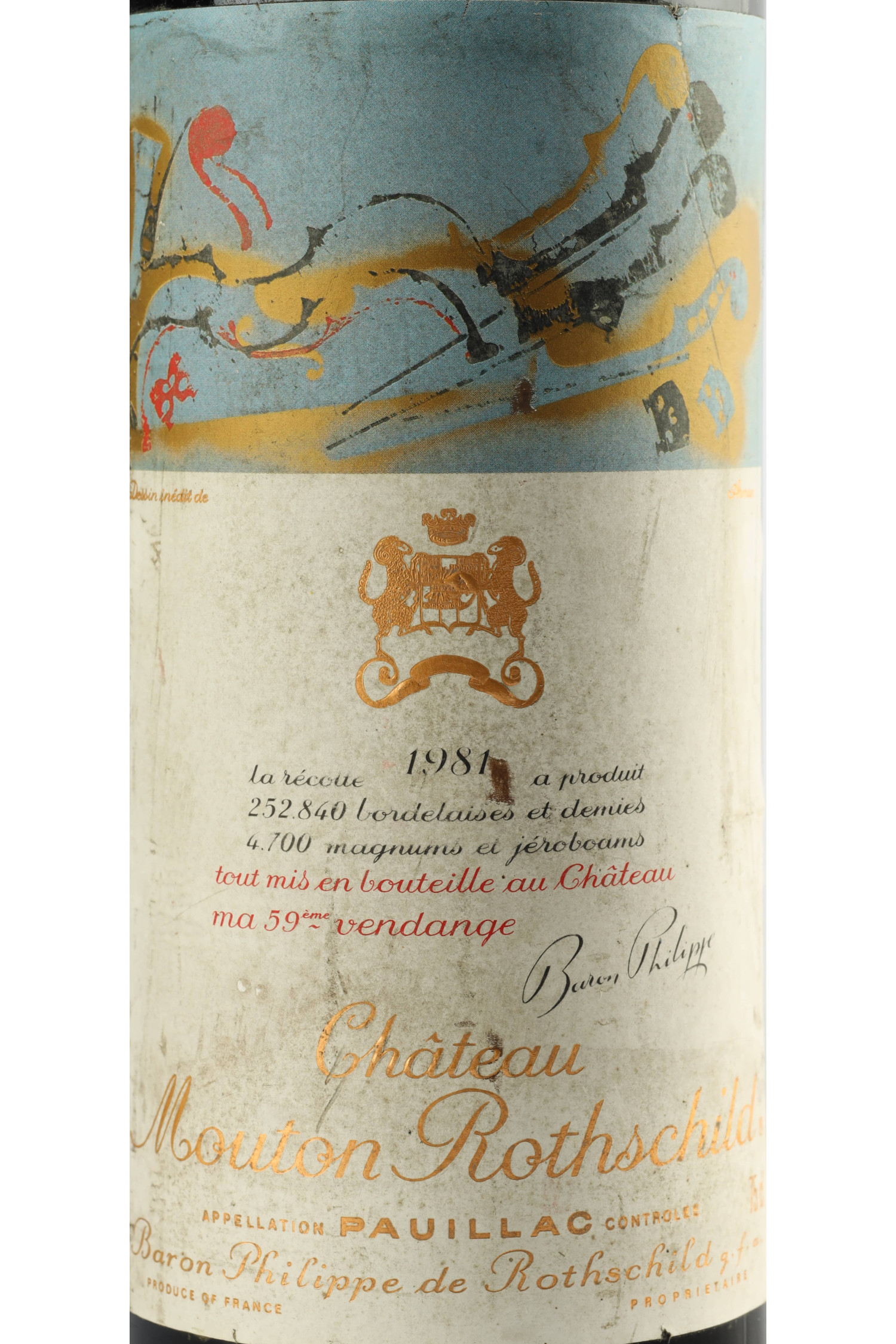 Château Mouton Rothschild 1981, Pauillac