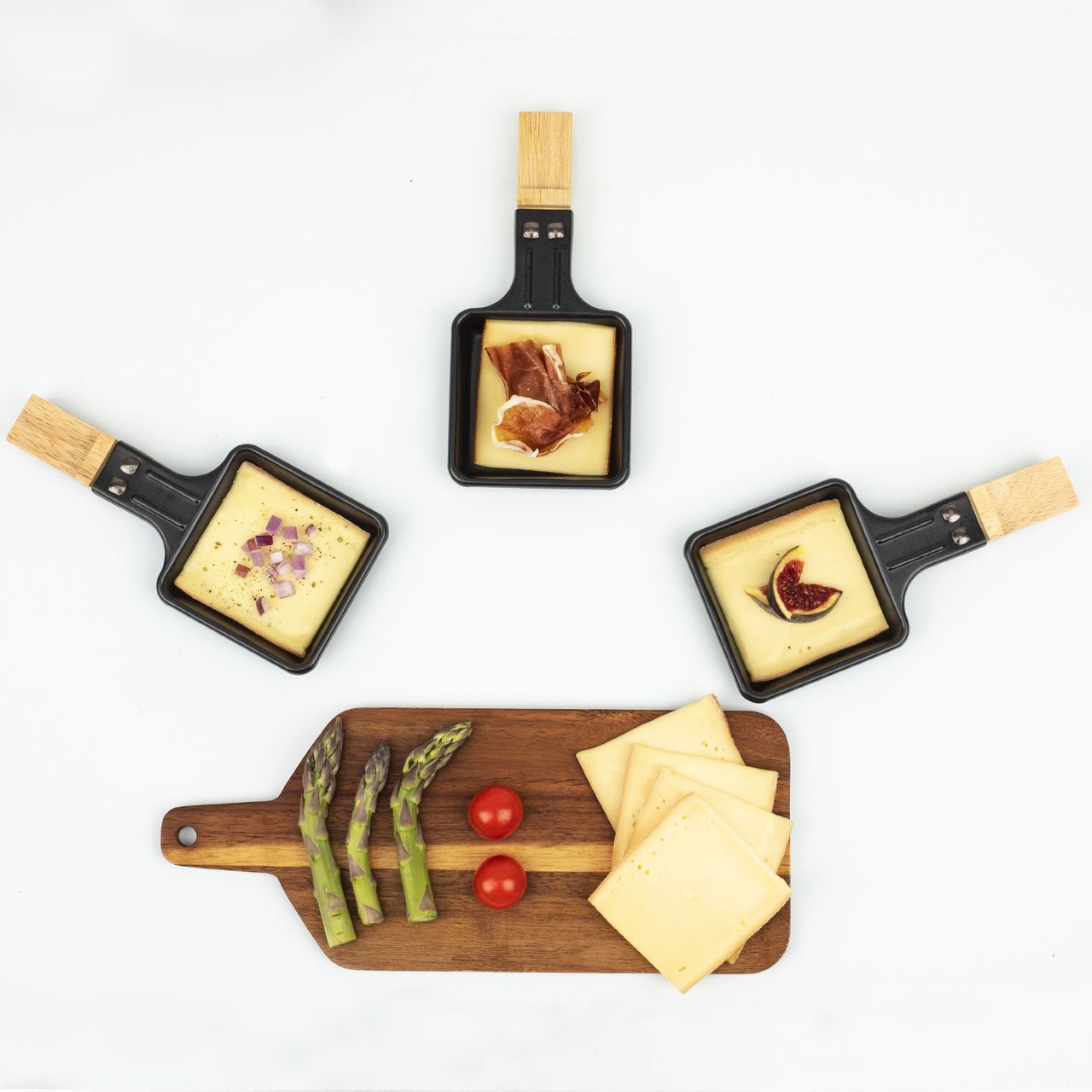 H.Koenig Raclette WOD8 für 8 Personen mit Steinplatte