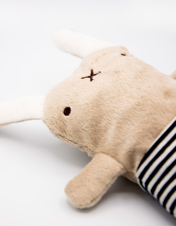 Petit lapin en peluche et sa culotte rayée RAPLAPLA