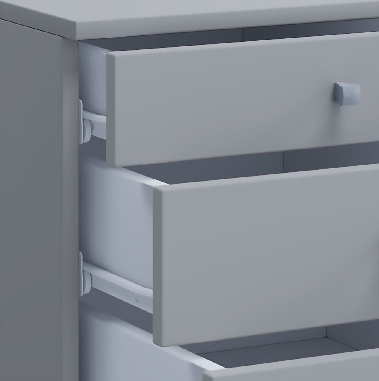 VCM Rollcontainer Lona Maxi grau