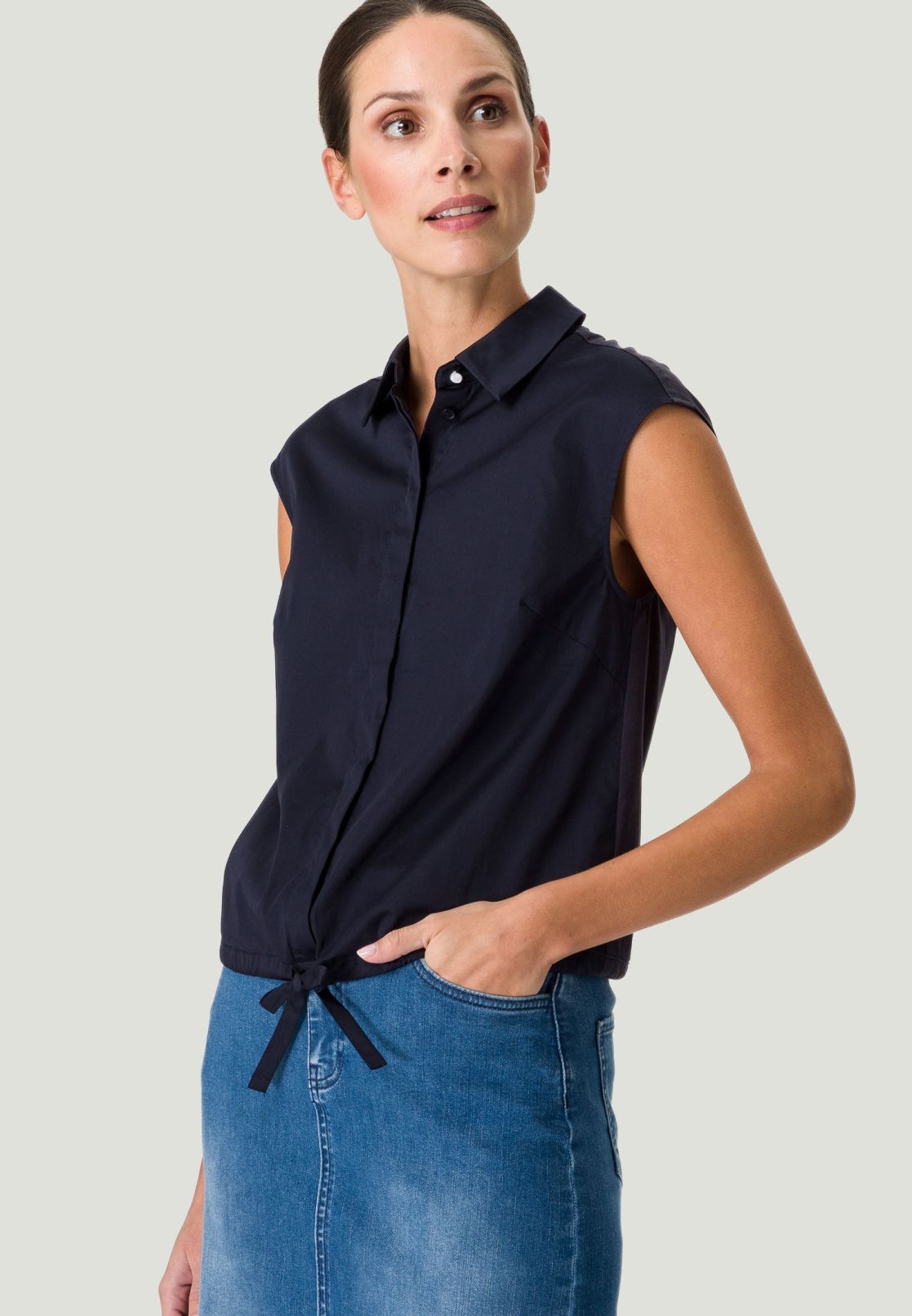 Hemdbluse mit Tunnelzug