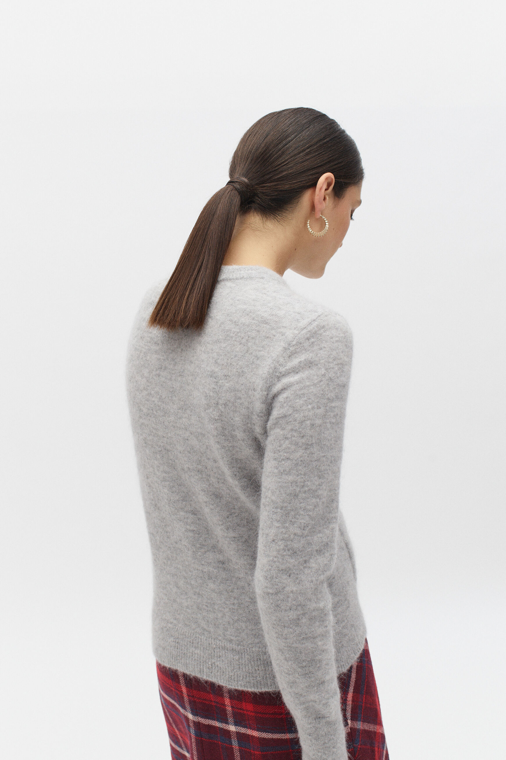 gilet dimitri gris clair femme