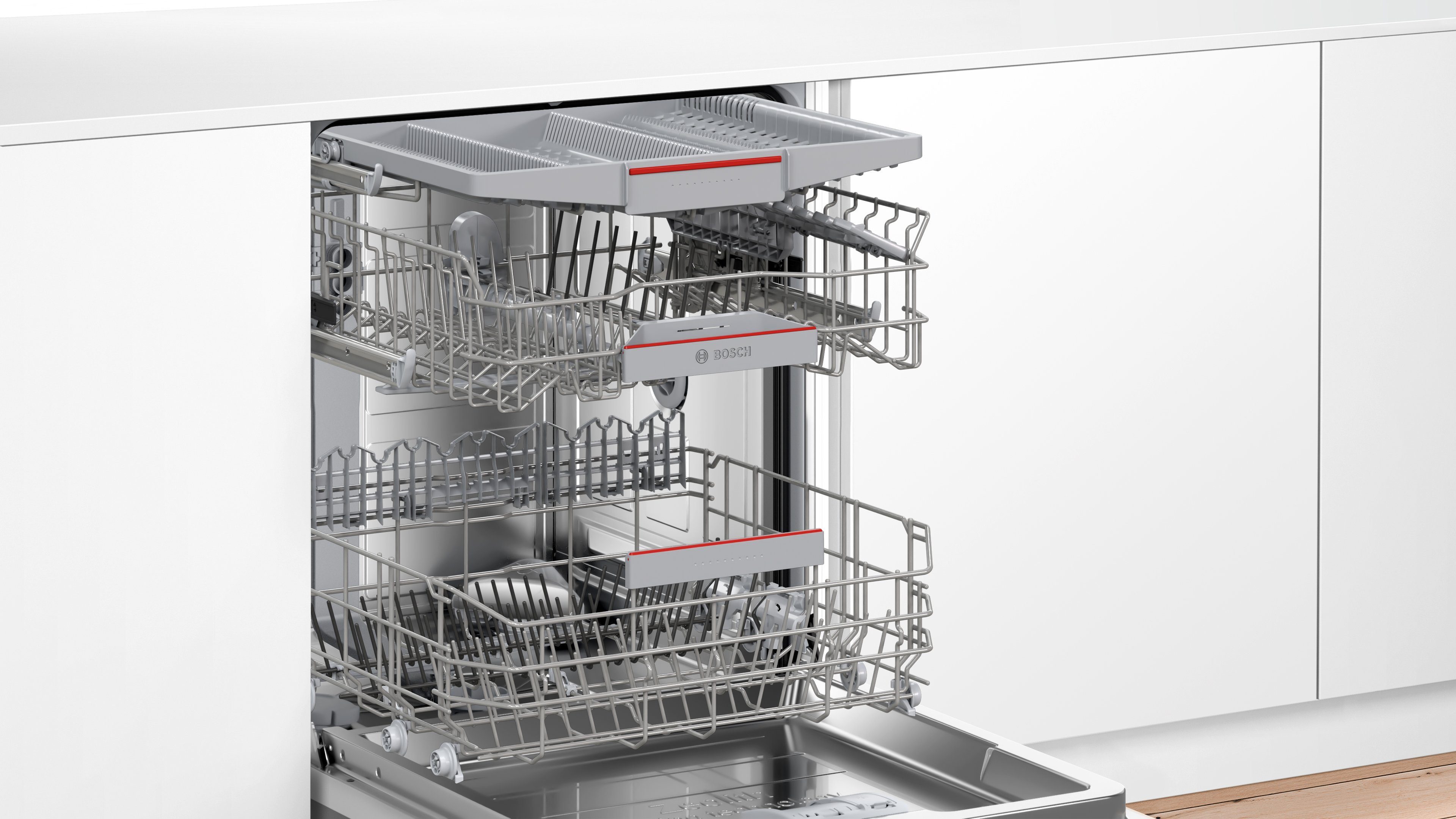 BOSCH Unterbaugeschirrspüler Serie 6, SMU6YCS02E, 14 Maßgedecke