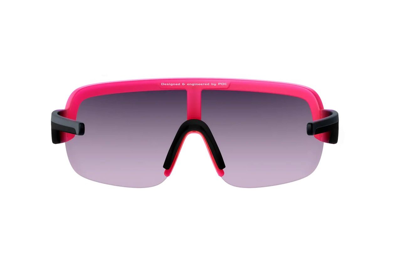 POC Aim - Fluorescent Pink/Uranium Black Translucent/Violet/Gold