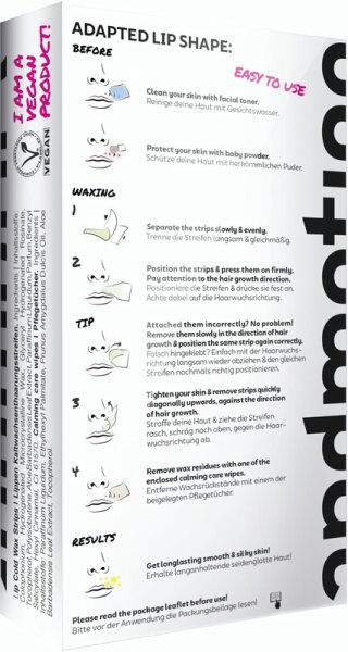 Andmetics Lip Wax Strips Enthaarungsstreifen