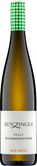 2022 Weisser Burgunder trocken Bio - Weingut Benzinger