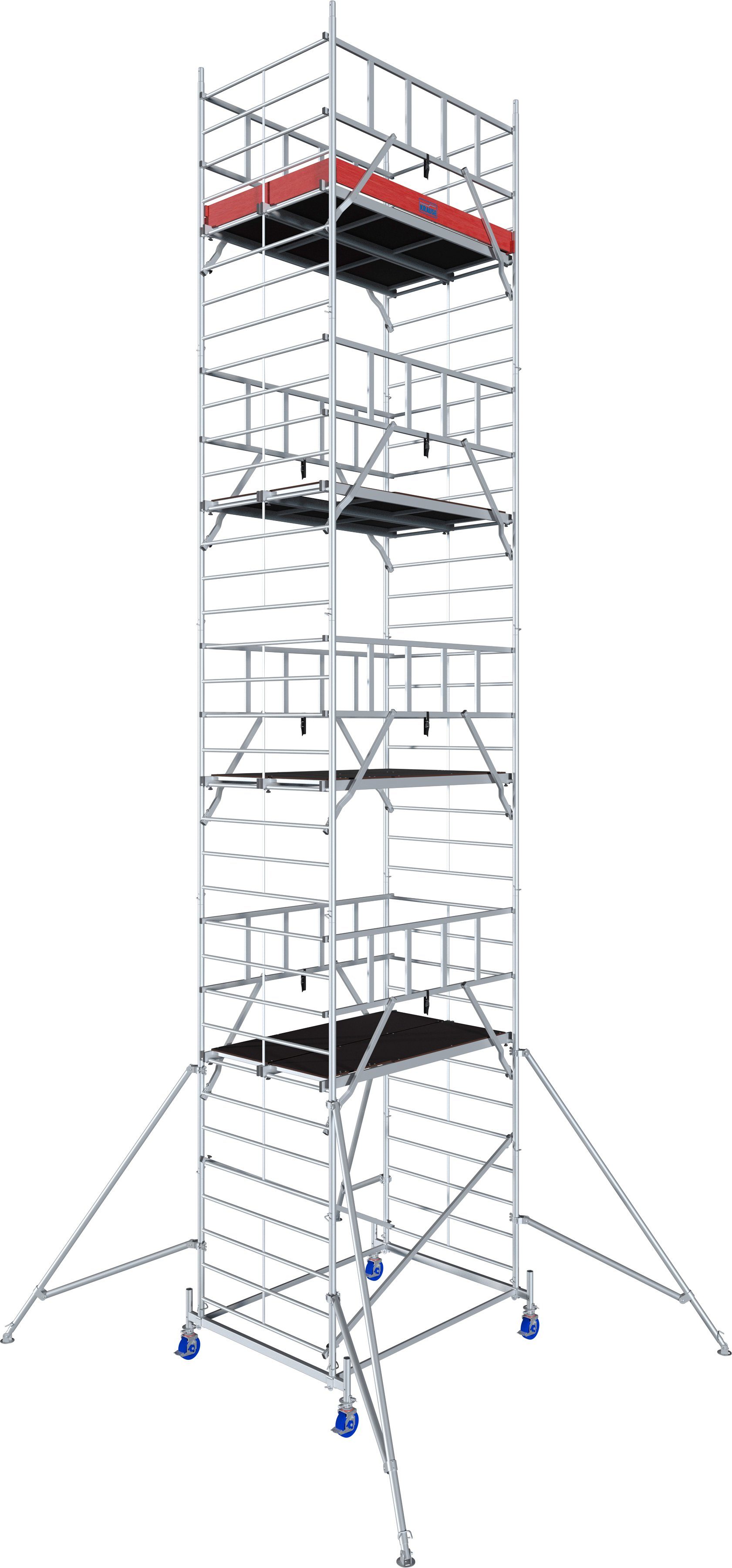 KRAUSE Fahrgerüst ProTec XXL Breitaufbau, (Set), Arbeitshöhe: 10,3 Meter