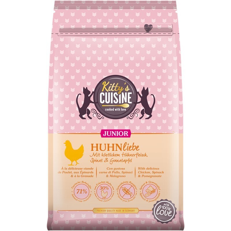 Kitty's Cuisine Trockenfutter Kitty's Cuisine Junior Huhnliebe 2 kg