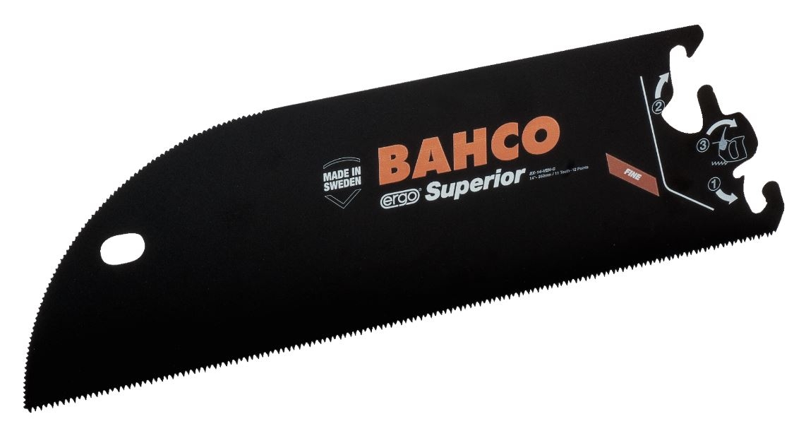 Bahco EX-14-VEN-C Superior™ spårsågblad, för BHS-handtag, för plåtmaterial, plast, 11/12 TPI, 14