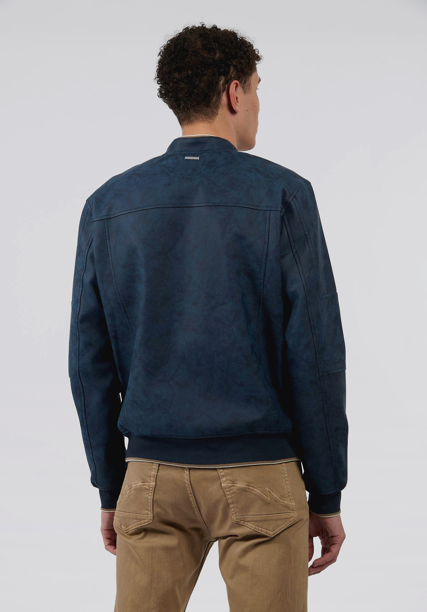 MAHO   Blouson bleu homme