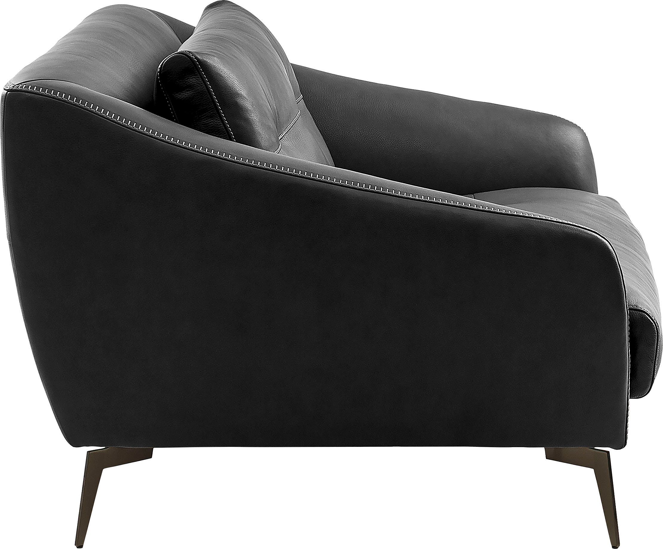 Places of Style Sessel Williston, auch in Echtleder, stabiles Untergestell