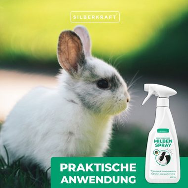 Silberkraft Insektenspray Milbenspray Hase/Kaninchen, 500 ml, 1-St.