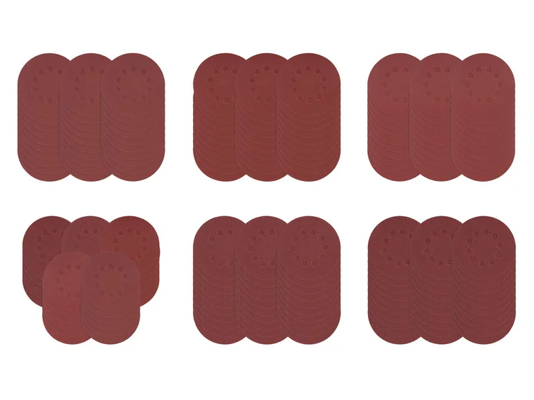 Conjunto de abrasivos Feuilles PARKSIDE®, excêntricos para retificação