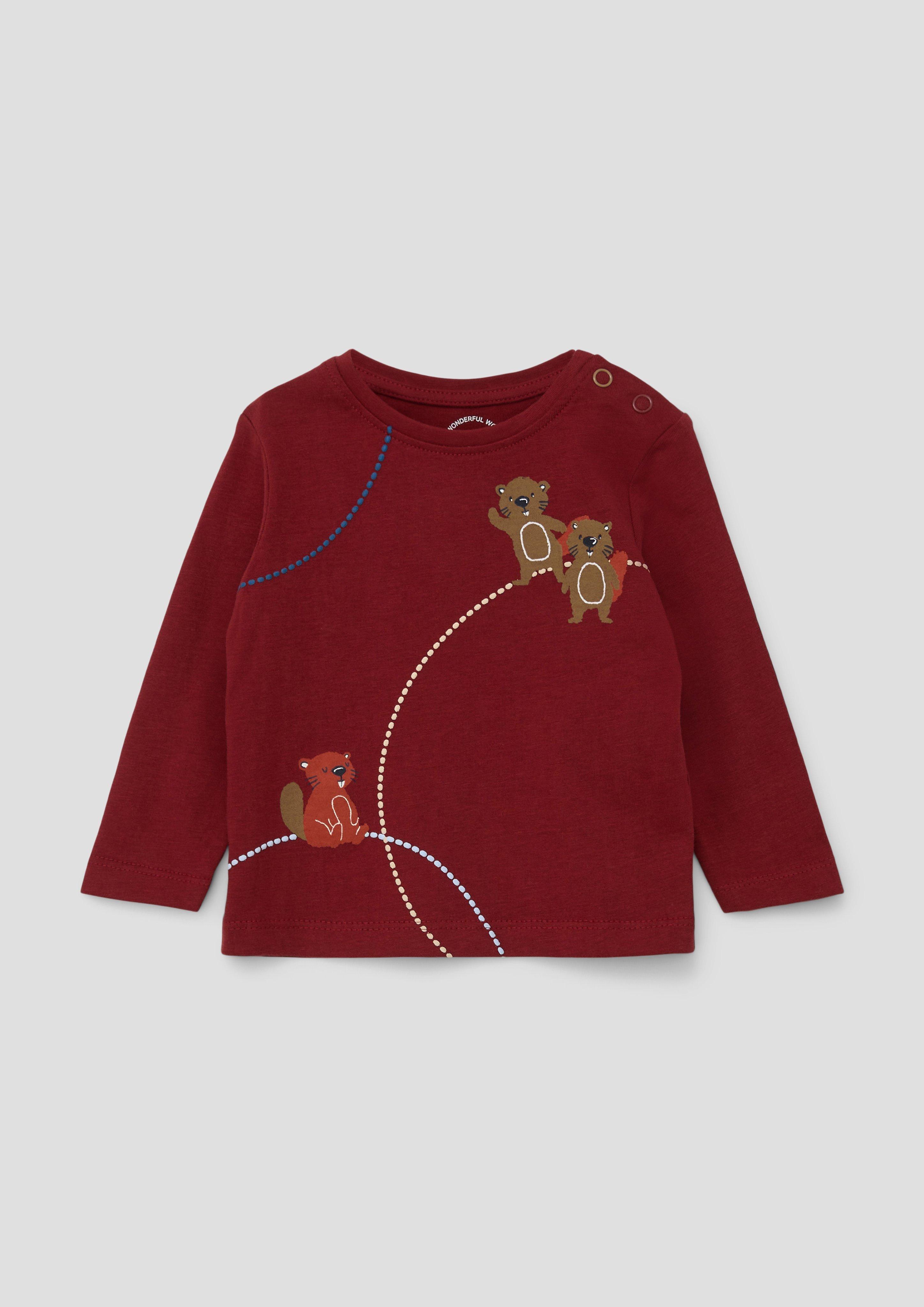 Longsleeve mit Frontprint  2137833-3865