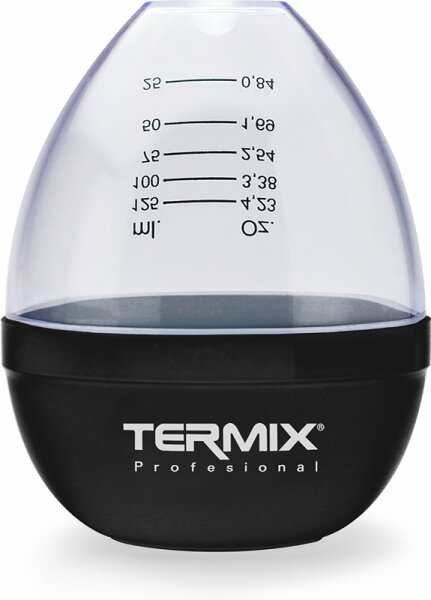 Termix Shaker schwarz mit Mess-Skala 25 - 125 ml Färbeschale