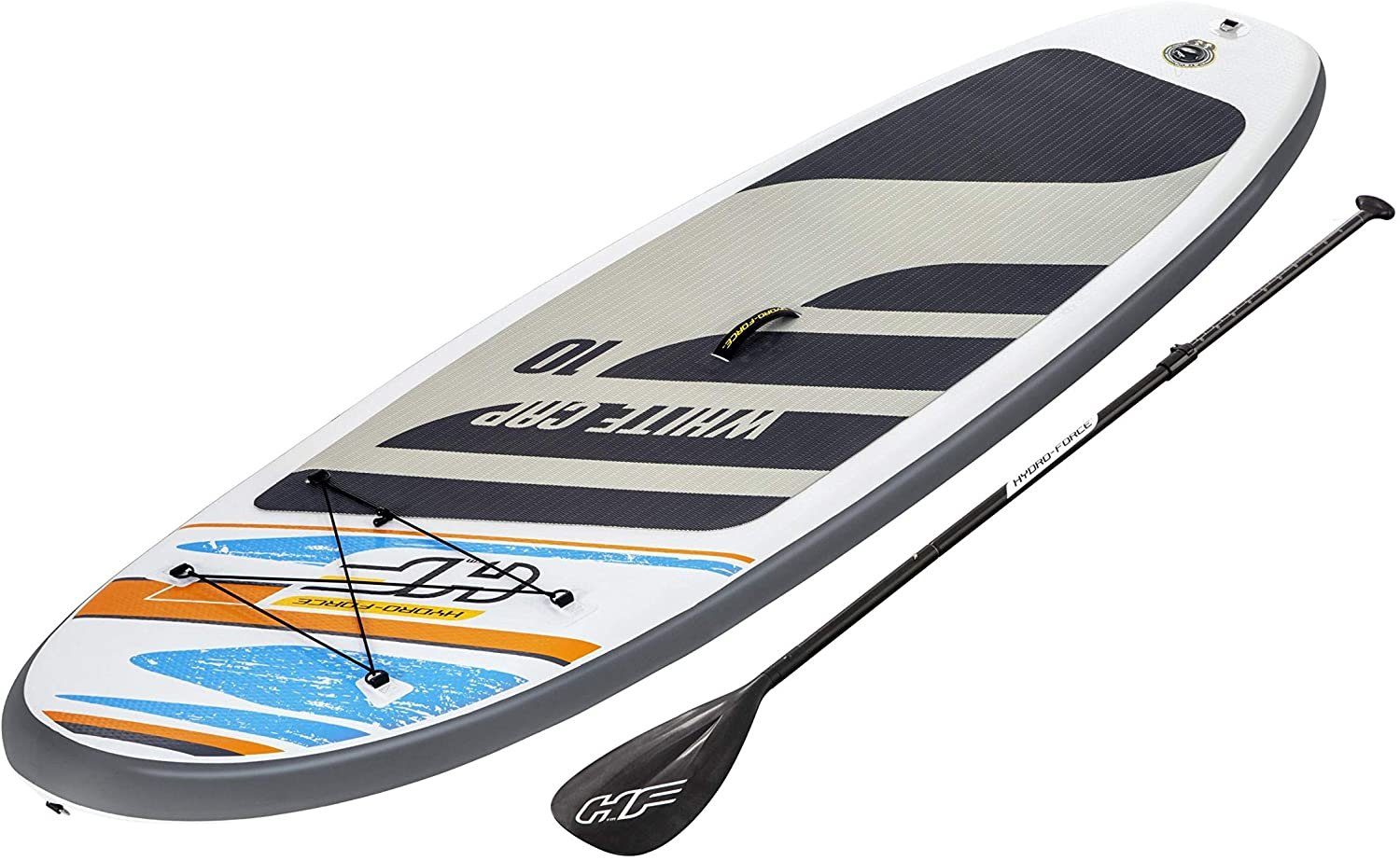 BESTWAY SUP-Board Hydro-Force SUP Stand Up Paddling Board 305 x 84cm White Cap