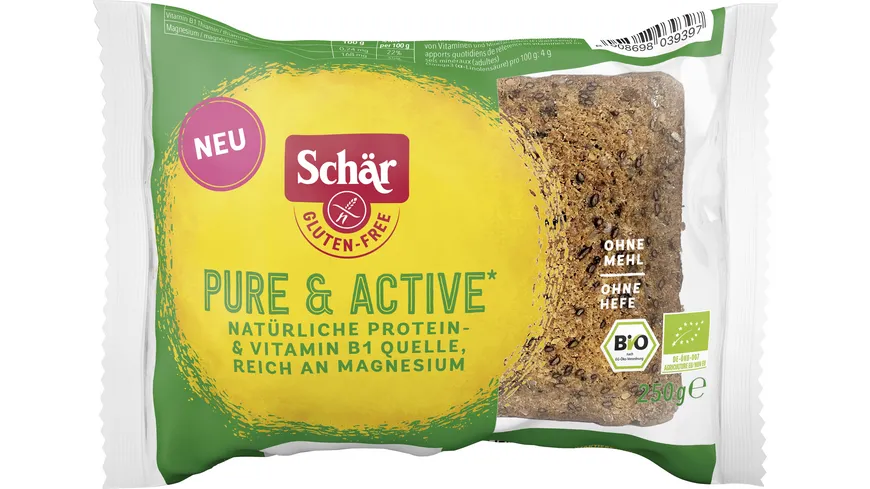 Schär Bio Pure & Active Brot 250 g