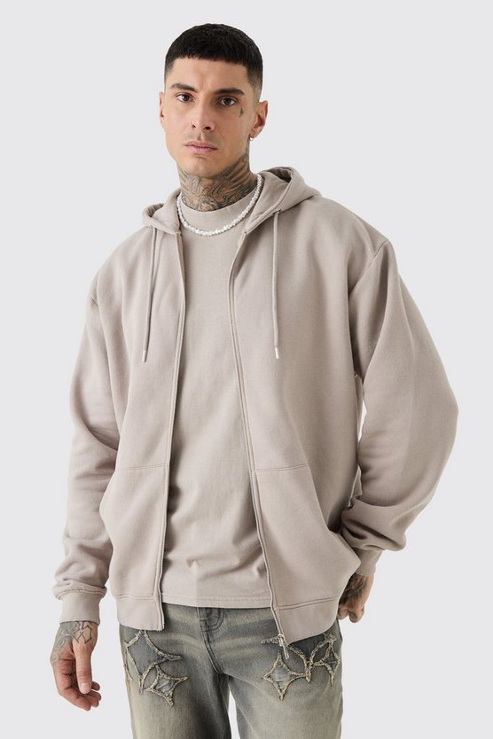 Tall Oversize Hoodie mit Reißverschluss