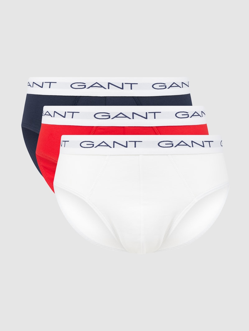 Slip im 3er-Pack in rot