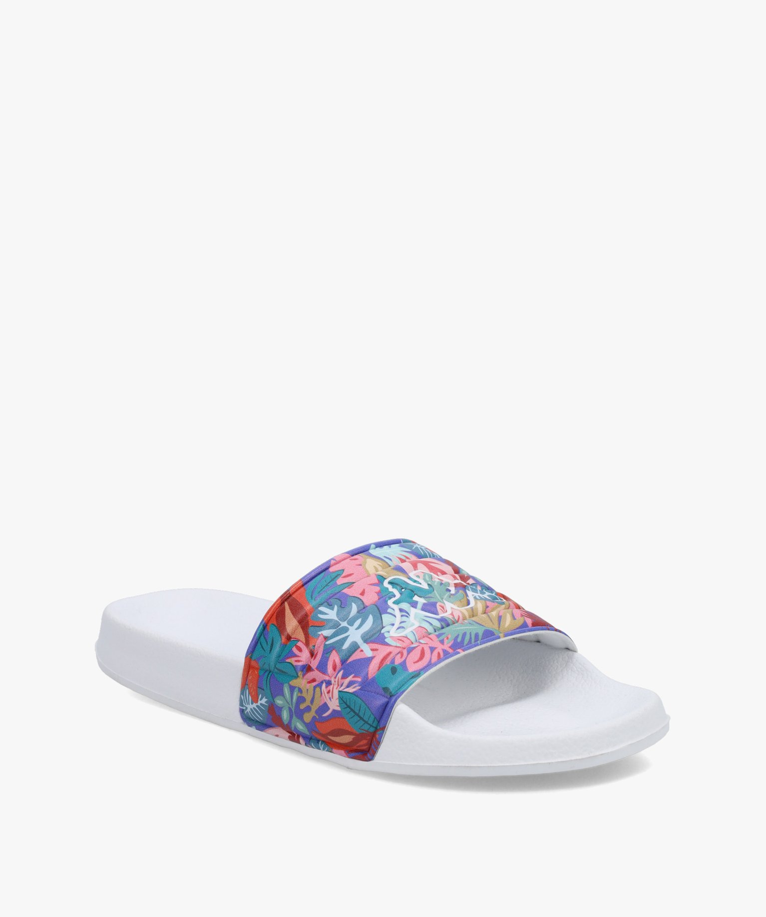 Mules de piscine femme décor végétal - Kappa multicolore | GEMO