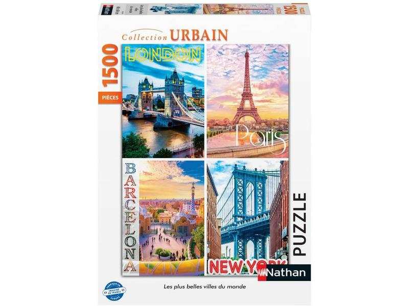 Puzzle 1500 pièces Les plus belles villes du monde