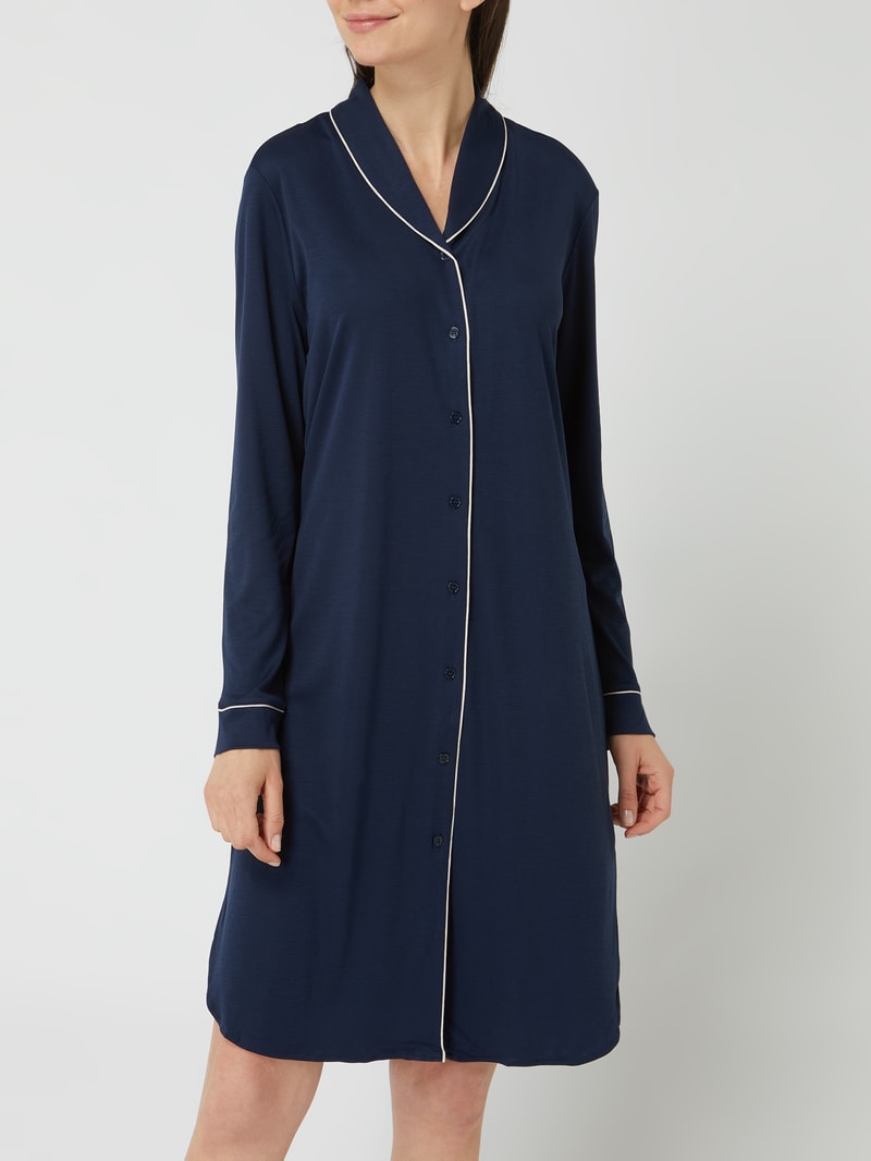 Nachthemd aus Lyocell Modell Natural Comfort in dunkelblau