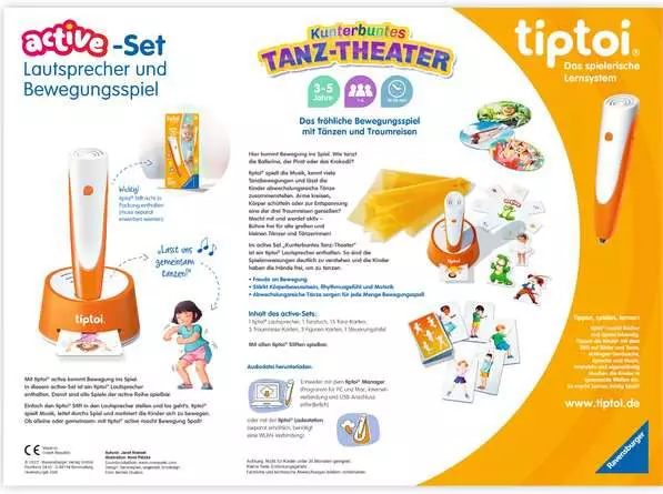 tiptoi® ACTIVE Set Kunterbuntes Tanz-Theater - Lernspiel ab 3 Jahren