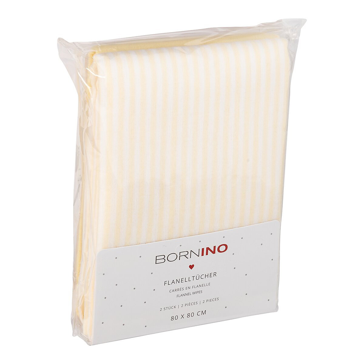 2er-Pack Flanelltücher 80x80 cm