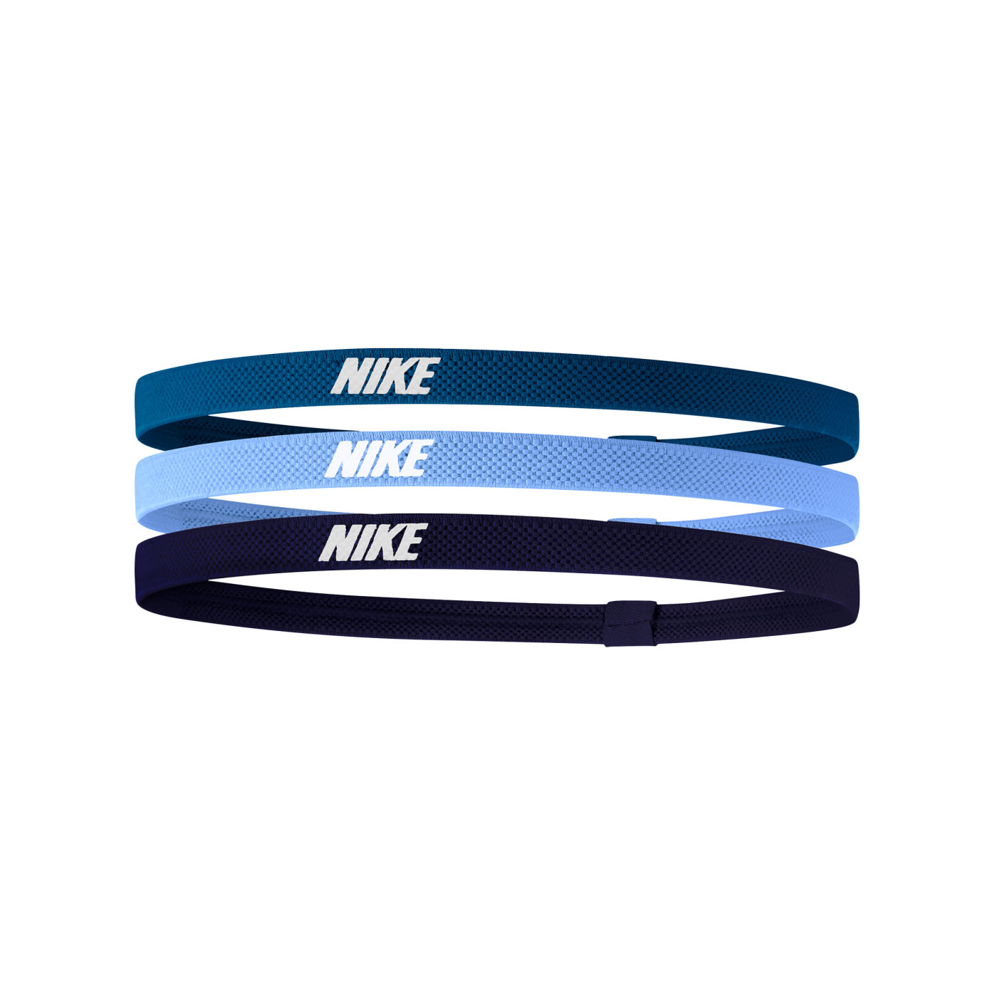 Nike Elastic Stirnband 2.0 3er Pack Blau Pink F430