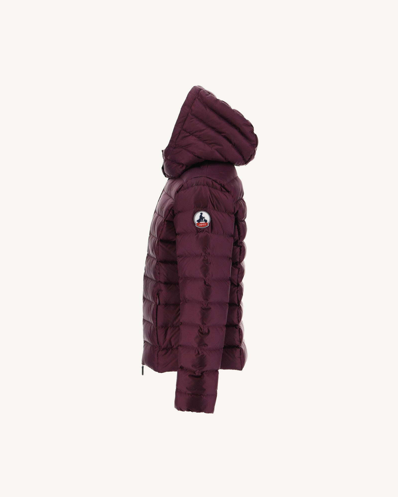 Doudoune à capuche enfant Grand Froid Aubergine Opale