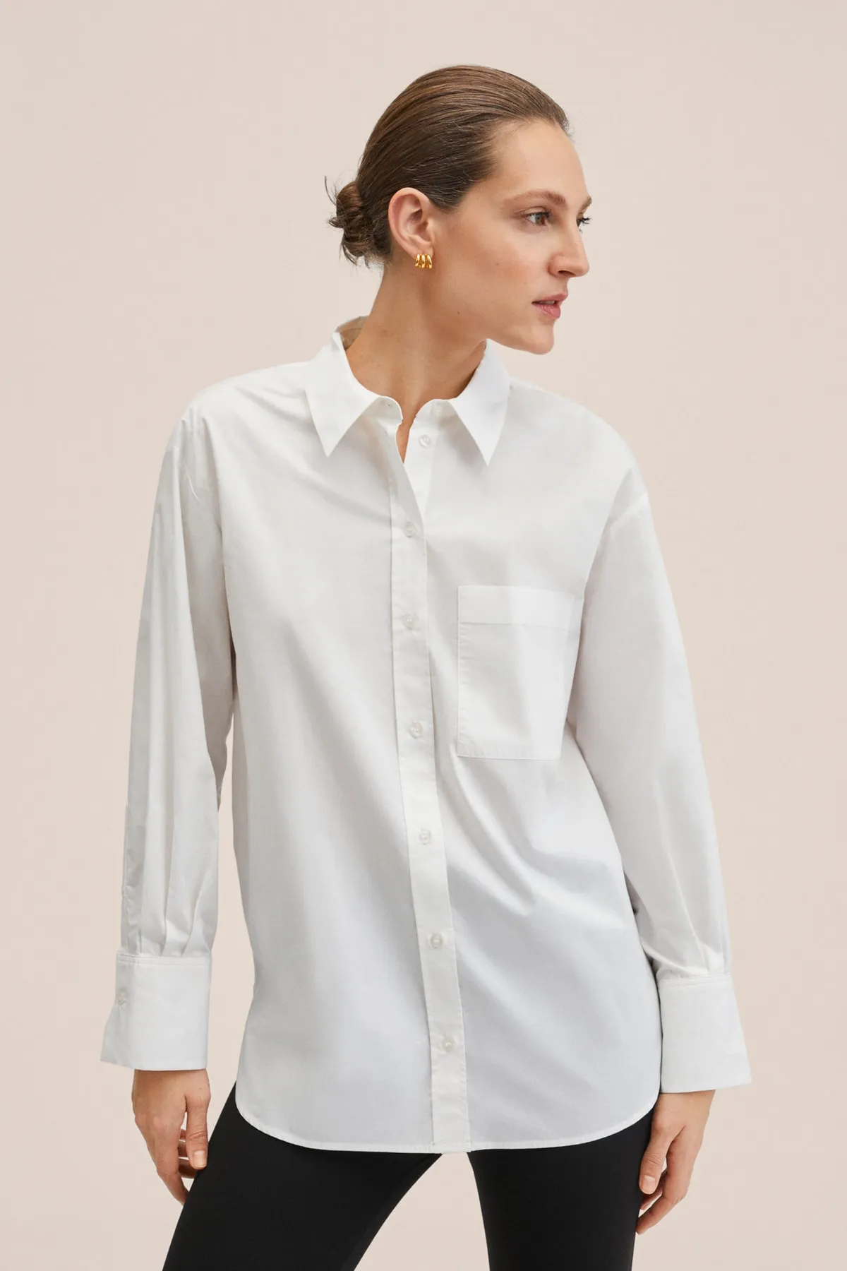 MANGO  27024012 Damen/Mädchen Off White